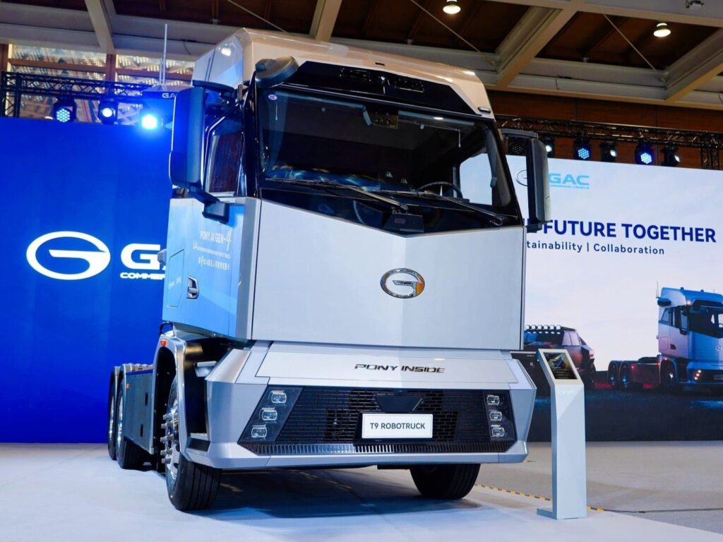 Pony.ai unveils autonomous electric truck for logistics fleets Robotruck as Pony.ai has unveiled an autonomous electric truck for logistics fleets, developed with GAC Commercial Vehicle for freight supply chains.